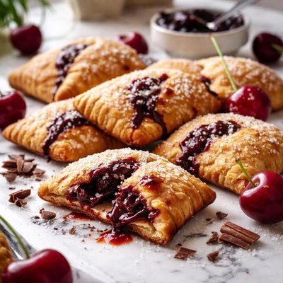 Image of Chocolate Cherry Pocket Cookies