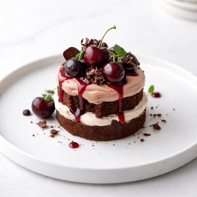 Image of Chocolate Cherry Trifle Dessert