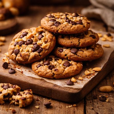 Image of Chocolate Chip and Peanut Cookies