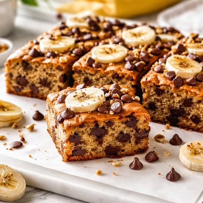 Image of Chocolate Chip Banana Snack Cake