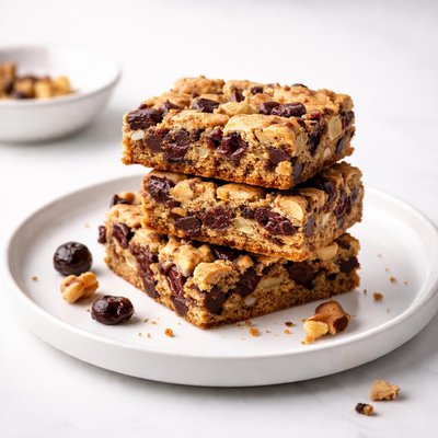 Image of Chocolate Chip Cherry Walnut Bars
