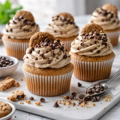 Image of Chocolate Chip Cookie Cupcakes