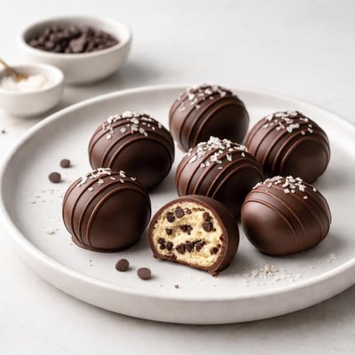 Image of Chocolate Chip Cookie Dough Truffles
