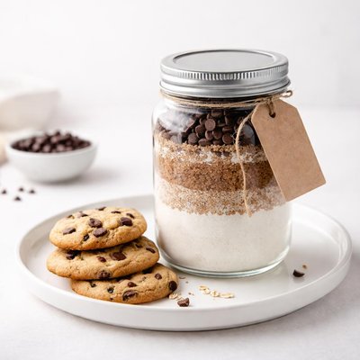 Image of Chocolate Chip Cookie Mix in a Jar