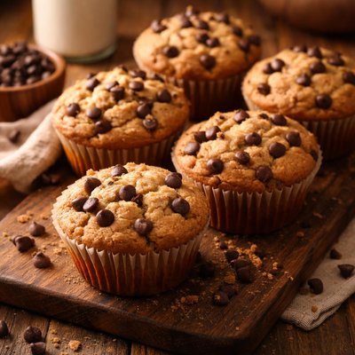 Image of Chocolate Chip Cookie Muffins