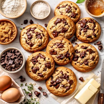 Image of Chocolate Chip Cookies Adapted from Jacques Torres