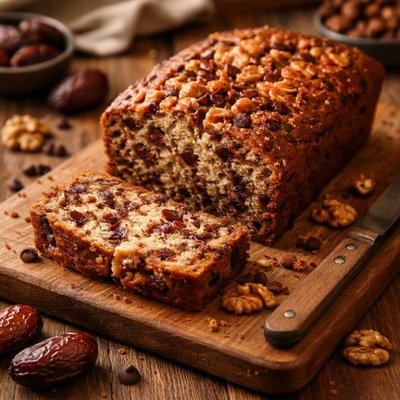 Image of Chocolate Chip Date Nut Cake