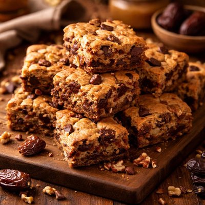Image of Chocolate Chip Date Nut Squares