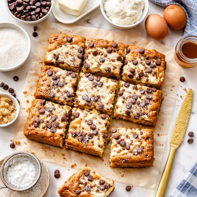 Image of Chocolate Chip Gooey Butter Cake