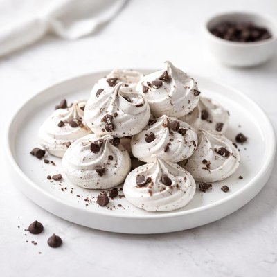 Image of Chocolate Chip Meringues Using Powdered Egg Whites
