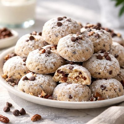 Image of Chocolate Chip Mexican Wedding Cakes