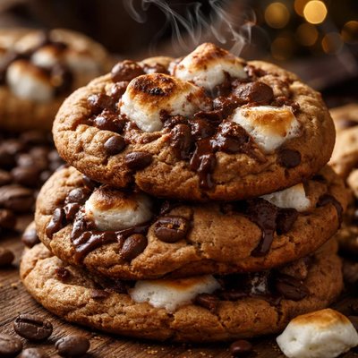 Image of Chocolate Chip Mocha Marshmallow Cookies