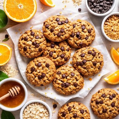 Image of Chocolate Chip Orange Oatmeal Cookies