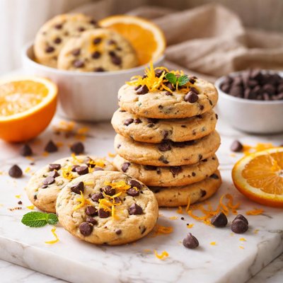 Image of Chocolate Chip Orange Shortbread