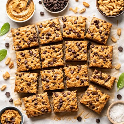 Image of Chocolate Chip Peanut Butter Squares