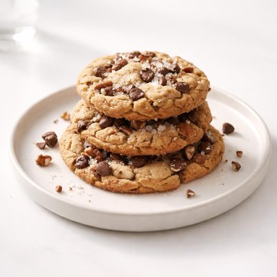 Image of Chocolate Chip Pecan Sea Salt Cookies