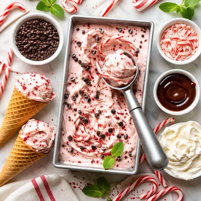 Image of Chocolate Chip Peppermint Ice Cream