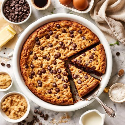 Image of Chocolate Chip Pie No Crust