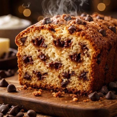 Image of Chocolate Chip Sour Cream Pound Cake