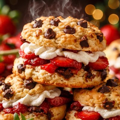 Image of Chocolate Chip Strawberry Shortcakes