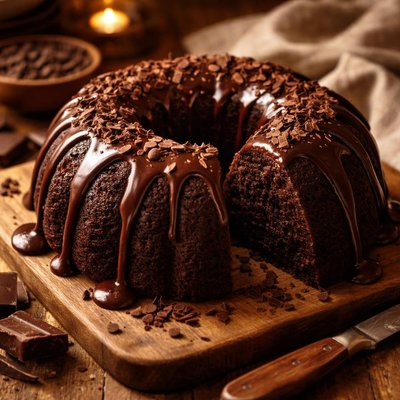 Image of Chocolate Chocolate Cake Bundt Cake