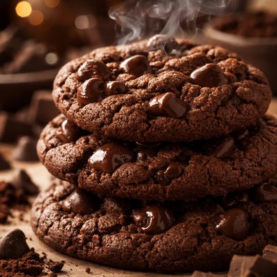 Image of Chocolate Chocolate Chip Cookies