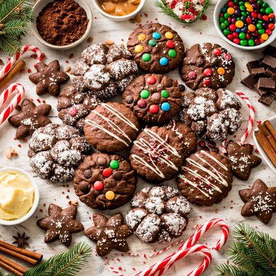 Image of Chocolate Christmas Cookies