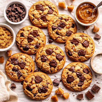 Image of Chocolate Chunk and Caramel Cookies