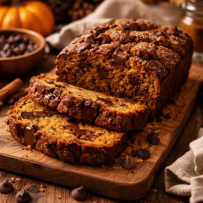 Image of Chocolate Chunk Pumpkin Bread