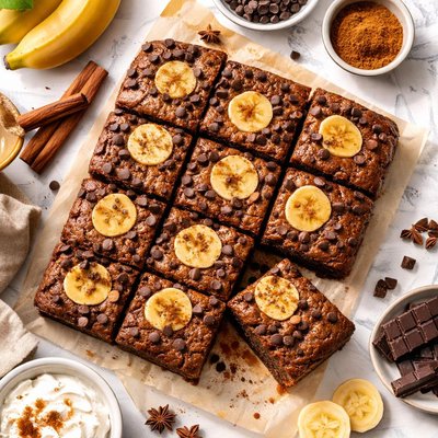 Image of Chocolate Cinnamon Banana Cake