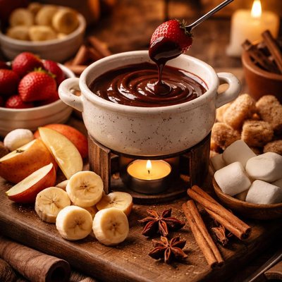 Image of Chocolate Cinnamon Fondue Dairy Free
