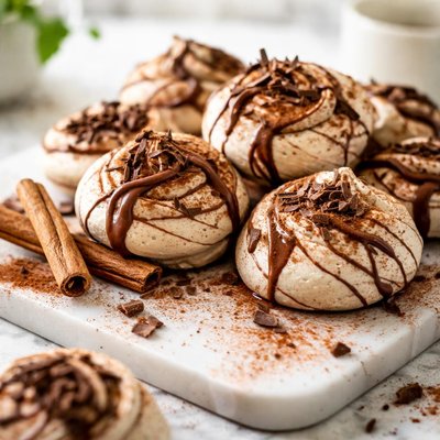 Image of Chocolate Cinnamon Meringues