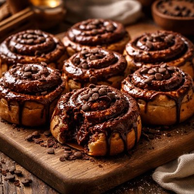 Image of Chocolate Cinnamon Rolls