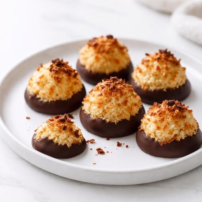 Image of Chocolate Coated Macaroons