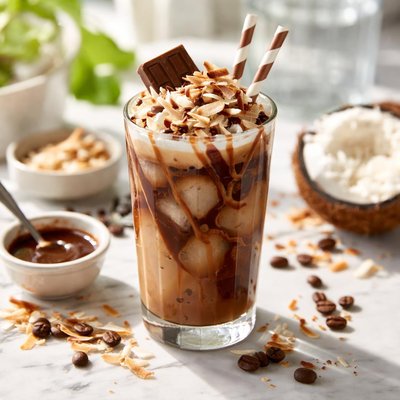 Image of Chocolate Coconut Iced Coffee