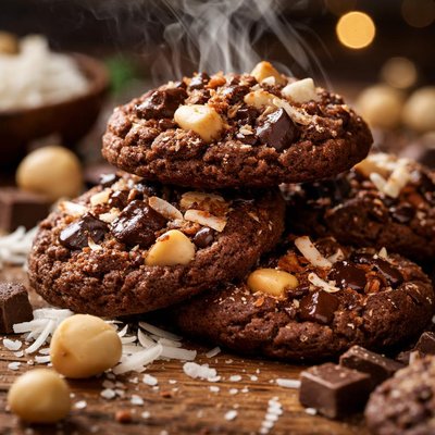 Image of Chocolate Coconut Macadamia Drops