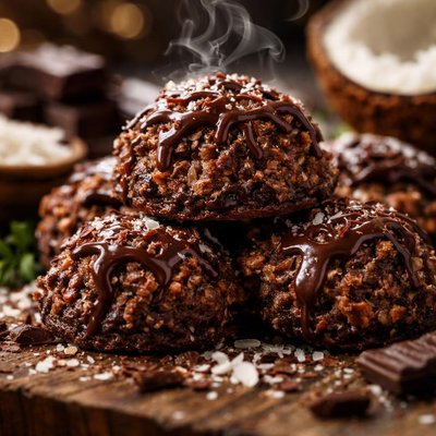 Image of Chocolate Coconut Macaroons