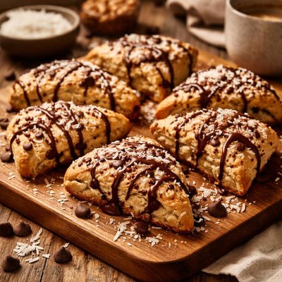 Image of Chocolate Coconut Scones