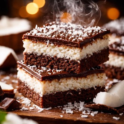 Image of Chocolate Coconut Slice