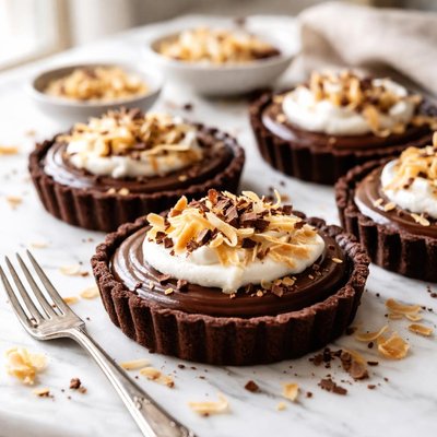 Image of Chocolate Coconut Tarts