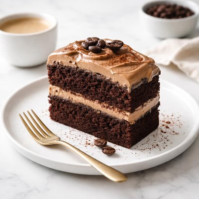 Image of Chocolate Coffee Cake with Coffee Icing
