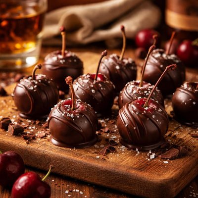 Image of Chocolate Covered Bourbon Cherries