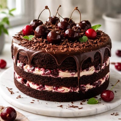 Image of Chocolate Covered Cherry Cake