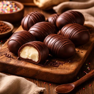Image of Chocolate Covered Cream Center Eggs