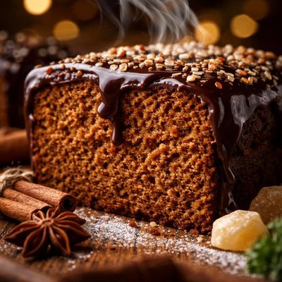 Image of Chocolate Covered Gingerbread Cake