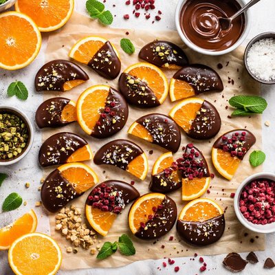 Image of Chocolate Covered Oranges