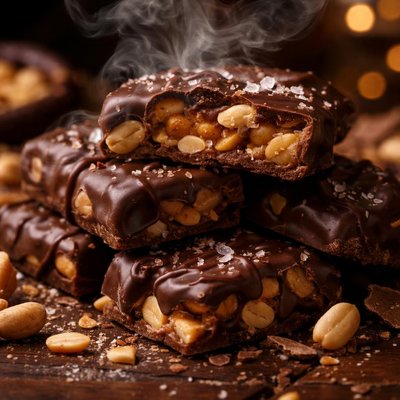 Image of Chocolate Covered Peanut Brittle