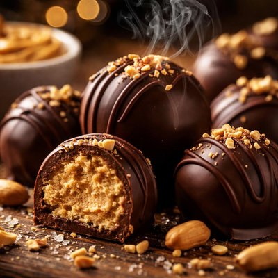 Image of Chocolate Covered Peanut Butter Balls