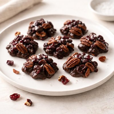 Image of Chocolate Cranberry Pecan Clusters