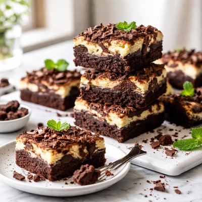 Image of Chocolate Cream Cheese Brownies